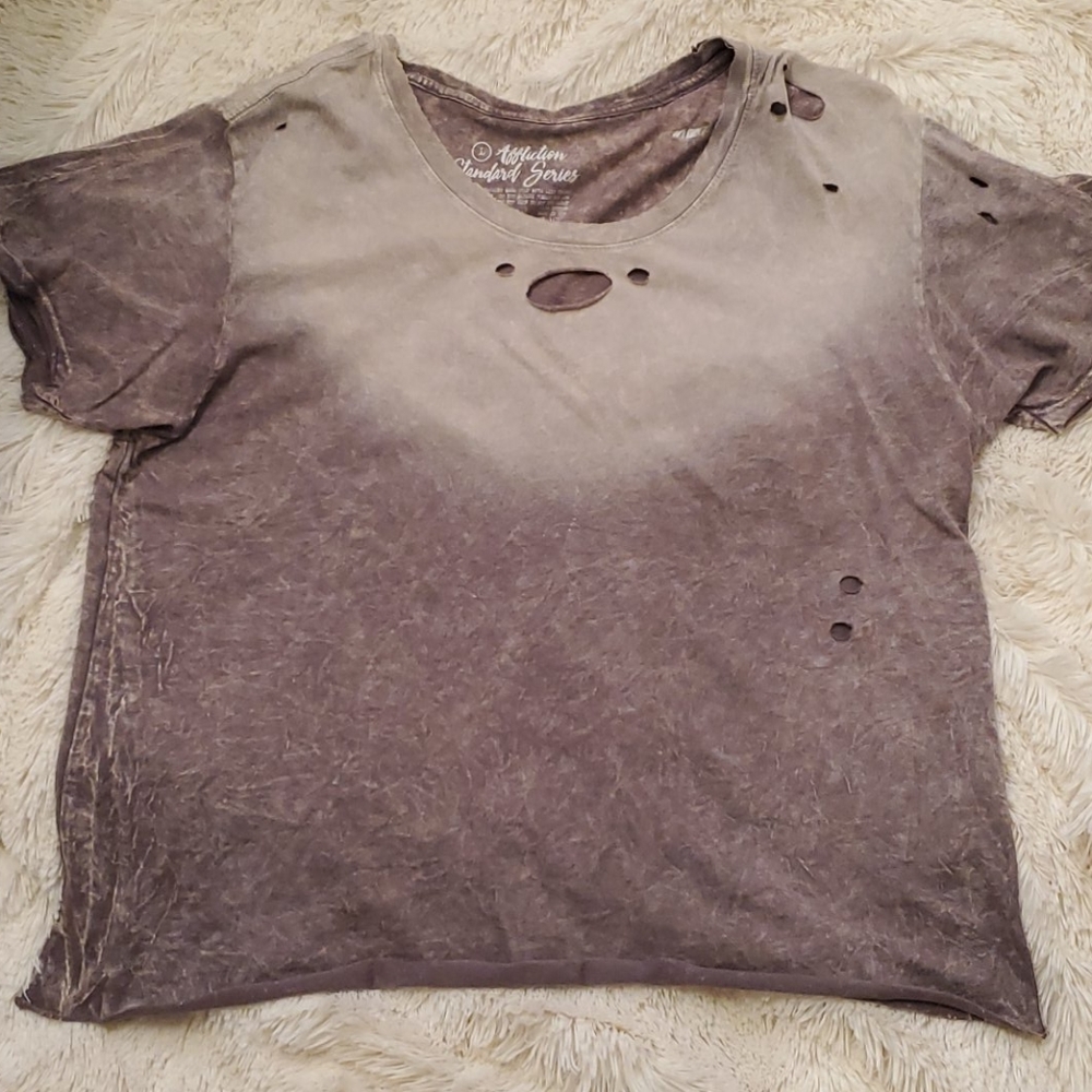 Affliction destructed tee
